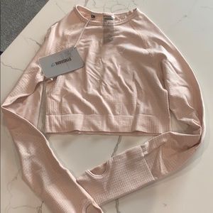 Gymshark seamless long sleeve crop